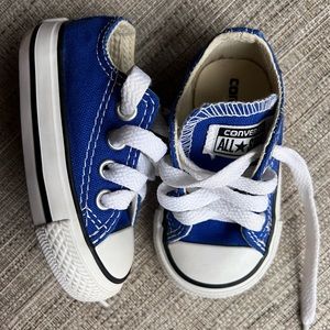 Infant Toddler Converse Sneakers SZ 3 Look Brand New Dodger Royal Blue